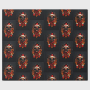 Wrapping Paper with Christmas Dog – Joy in Every F