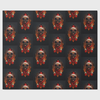 Wrapping Paper with Christmas Dog – Joy in Every F