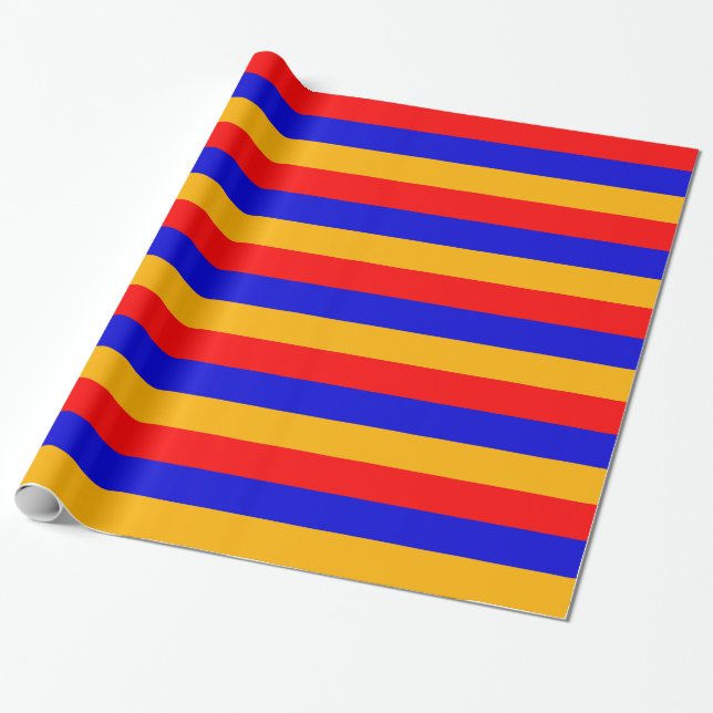 Wrapping paper with Flag of Armenia (Unrolled)