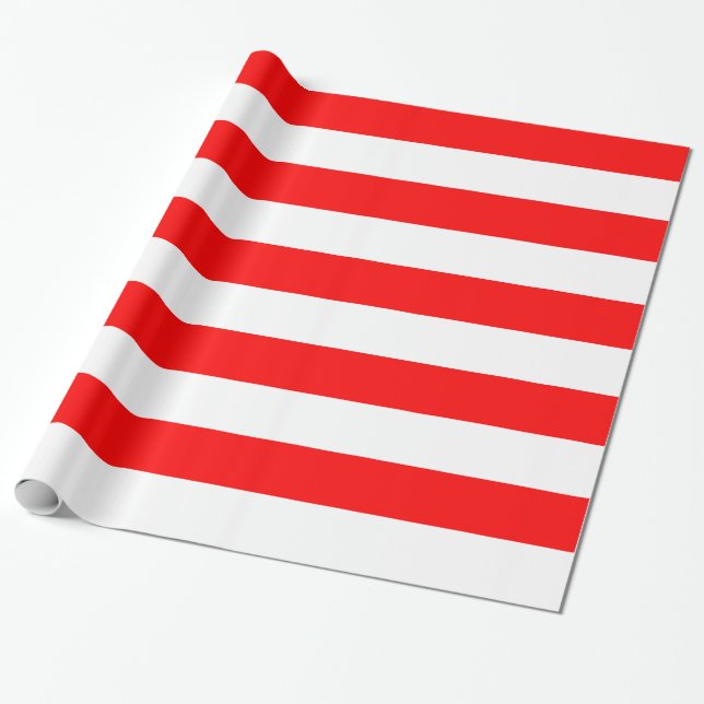 Wrapping paper with Flag of Indonesia (Unrolled)