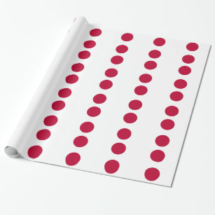 Wrapping paper with Flag of Japan