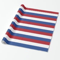 Wrapping paper with Flag of Netherlands
