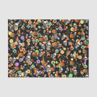 Wrapping Tissue - Creepy Halloween Confetti Paper