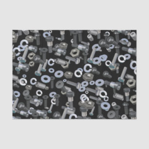 Wrapping Tissue - Nuts and Bolts Tissue Paper