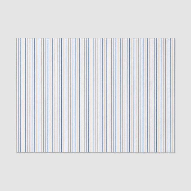 Wrapping Tissue - Stripes for Blue Marlin Paper (Front)