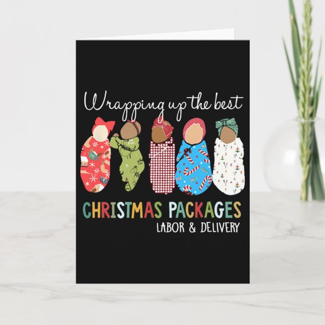 Wrapping Up The Best Christmas Packages Labor Deli Card (Front)