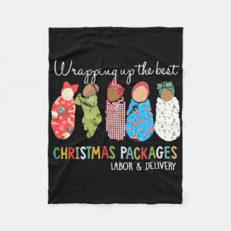 Wrapping Up The Best Christmas Packages Labor Deli Fleece Blanket