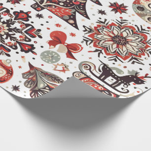 Wrapping with Christmas Motifs n10 Paper