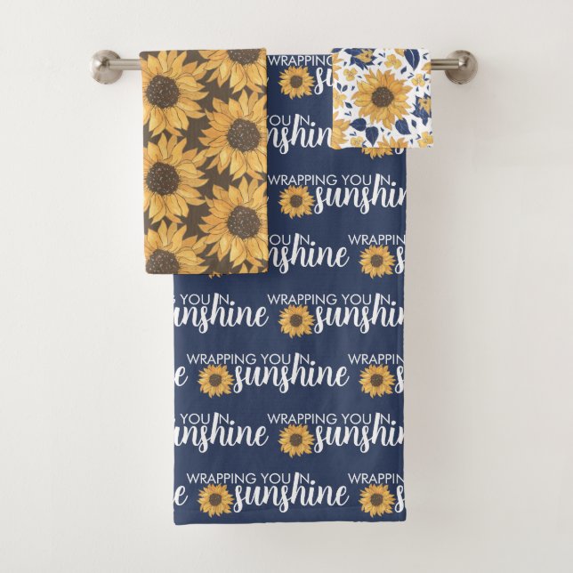 Wrapping You In Sunshine Towel Set (Insitu)