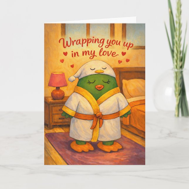 Wrapping you up in my love card (Front)