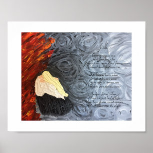Wrath Poem Painted Art 7 Deadly Sins Poster