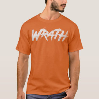 Wrath Vintage Typography T-Shirt