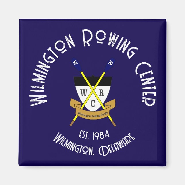 WRC Fridge Magnet Blue - Multiple Shapes (Front)