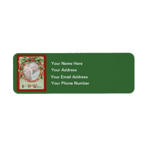 Wreath Add-A-Photo Christmas Frame