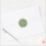 Wreath Christmas Homemade Holiday Baking Small Square Sticker<br><div class="desc">Create small stickers to label your Christmas holiday homemade goods,  cookies,  candy,  treats,  party favours and more featuring a winter greenery and berries wreath and your message in chic lettering. MATCHING items in our store.</div>