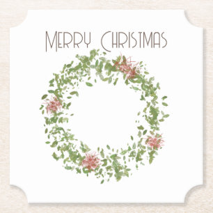 Wreath Coasters - Christmas