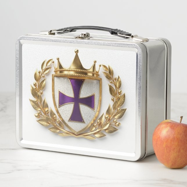 Wreath Crest  Metal Lunch Box (In Situ)