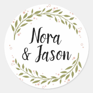 Wreath Customisable Sticker