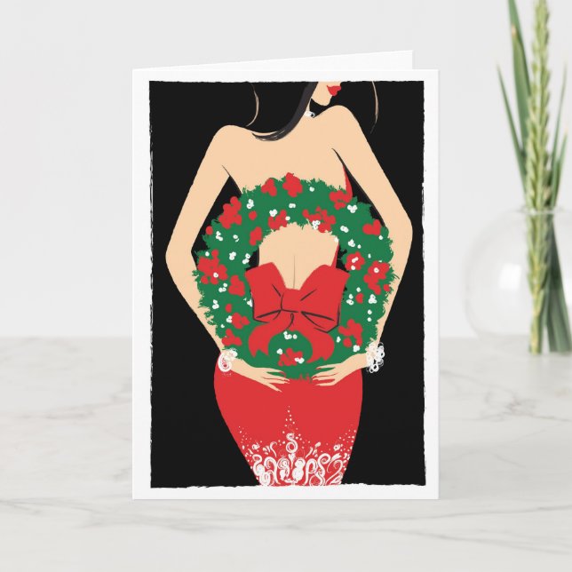 Wreath Holiday Card (Front)