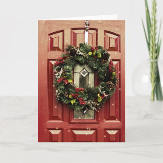 Wreath Holiday Card