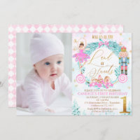 Wreath Nutcracker Land of Sweets Photo Birthday