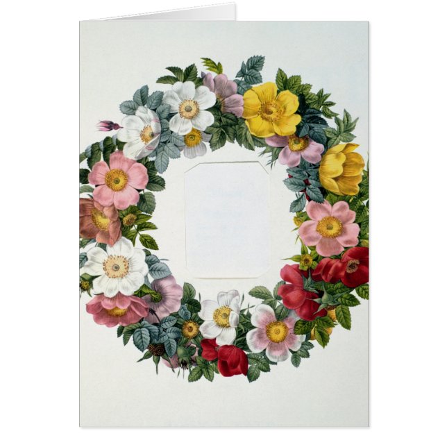 Wreath of Roses, Frontispiece for 'Les Roses' (Front)