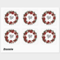 Wreath Wedding Flowers Floral Arrangement Postage 