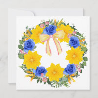 Wreath Wedding Flowers Floral Vector Thank You