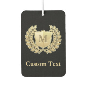 Wreath with Shield Car Air Freshener