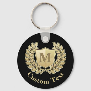 Wreath with Shield Keychain