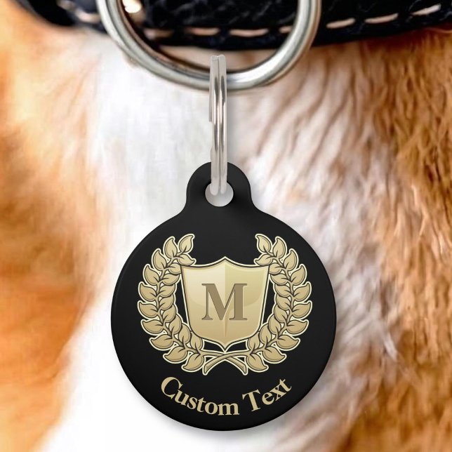 Wreath with Shield Pet Tag (Creator Uploaded)
