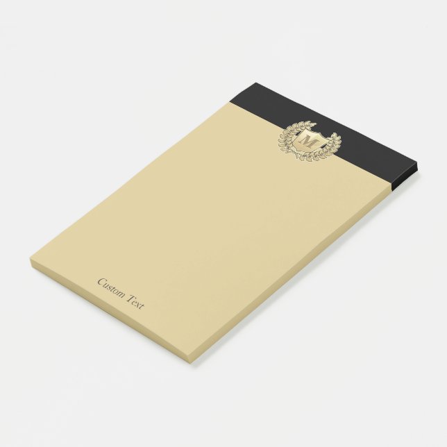 Wreath with Shield Post-it Notes (Angled)