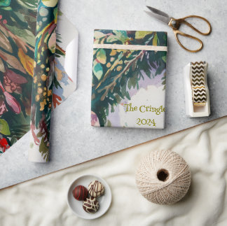 Wreath Wrapping Paper