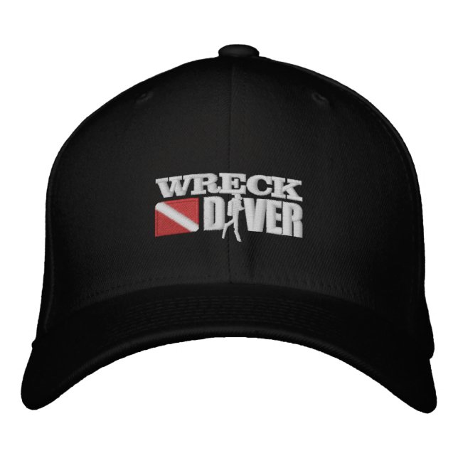 Wreck Diver Embroidered Cap (Front)
