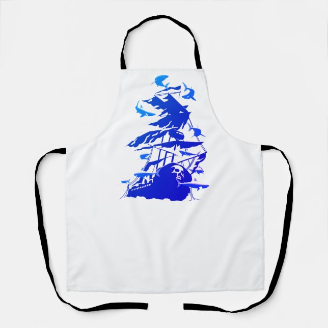 Wreck Diving And Sharks Apron (Front)