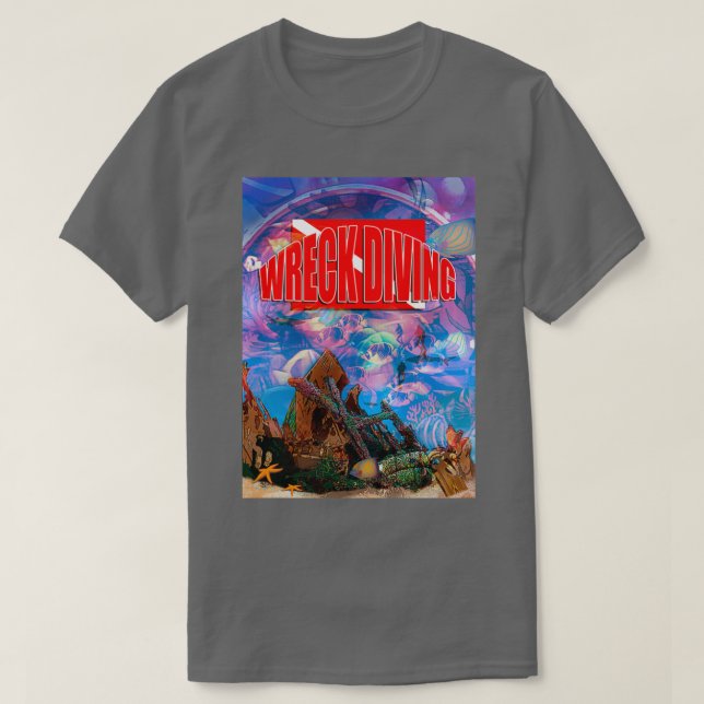 Wreck Diving T-Shirt (Design Front)