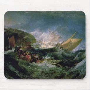 Wreck of a Transport Ship Mouse Pad