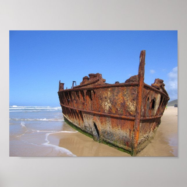 Wreck of The Maheno Poster (Front)