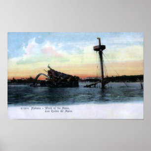 Wreck of the Maine Poster