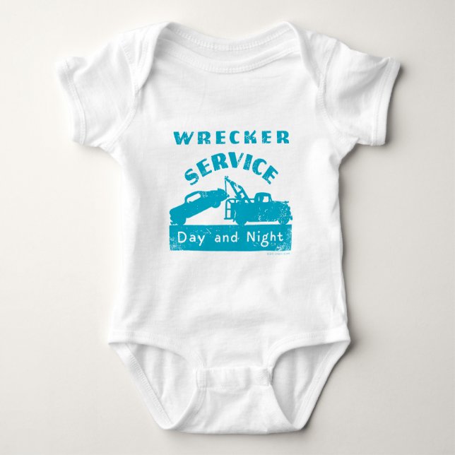 Wrecker Service Infant Creeper (Front)