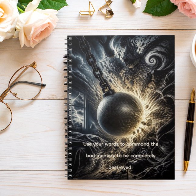 Wrecking Ball Destroying Bad Memories Notebook – S (Creator Uploaded)