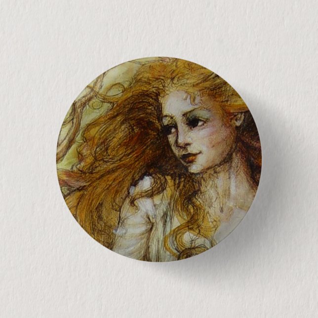Wren 3 Cm Round Badge (Front)