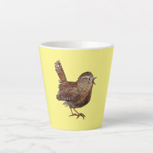 Wren Bird (Troglodytes Troglodytes) Latte Mug