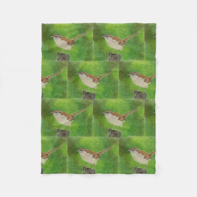 Wren Fleece Blanket (Front)