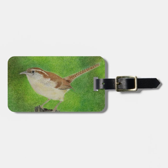 Wren Luggage Tag (Front Horizontal)