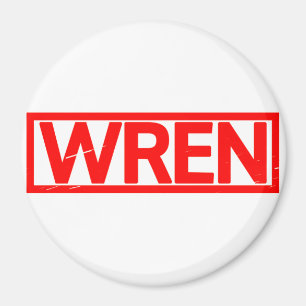 Wren Stamp Magnet