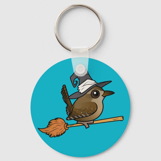 Wren Witch Key Ring (Front)