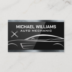 Wrench Auto Logo Business Card