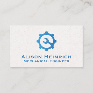 Wrench Gear Logo Business Card