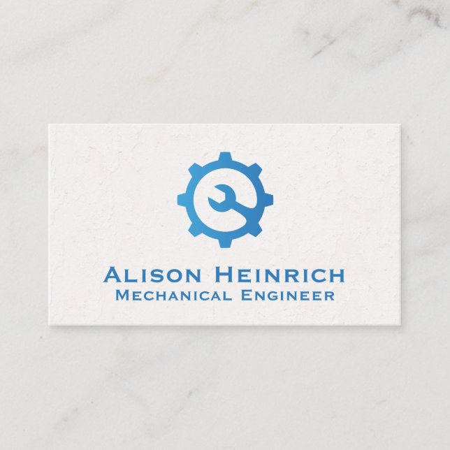 Wrench Gear Logo Business Card (Front)